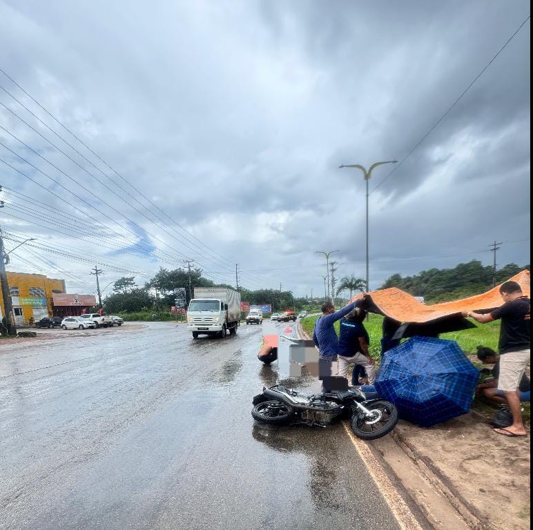 Acidente na BR-135 em São Luís deixa duas pessoas gravemente feridas