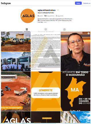 Empresa Agla’s, citada em auditoria do TCU, faz vídeo mostrando suposto escritório e cria Instagram