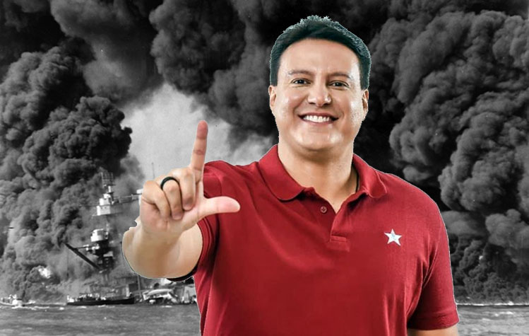 Prof. Xico Felipe Camarão na linha de tiro