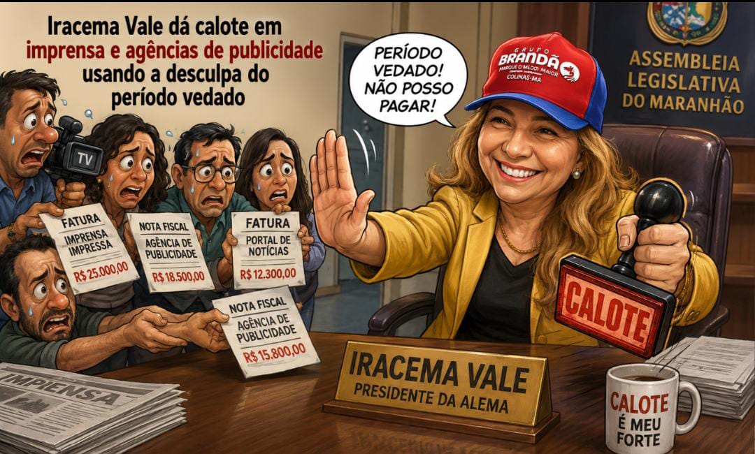 Iracema Vale dá calote na imprensa e agências de publicidade usando a desculpa do período vedado