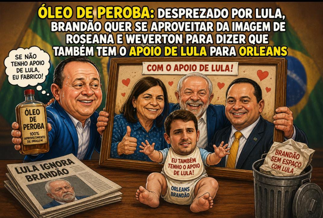 Óleo de peroba: desprezado por Lula, Brandão quer se aproveitar da imagem de Roseana e Weverton para dizer que também tem o apoio de Lula