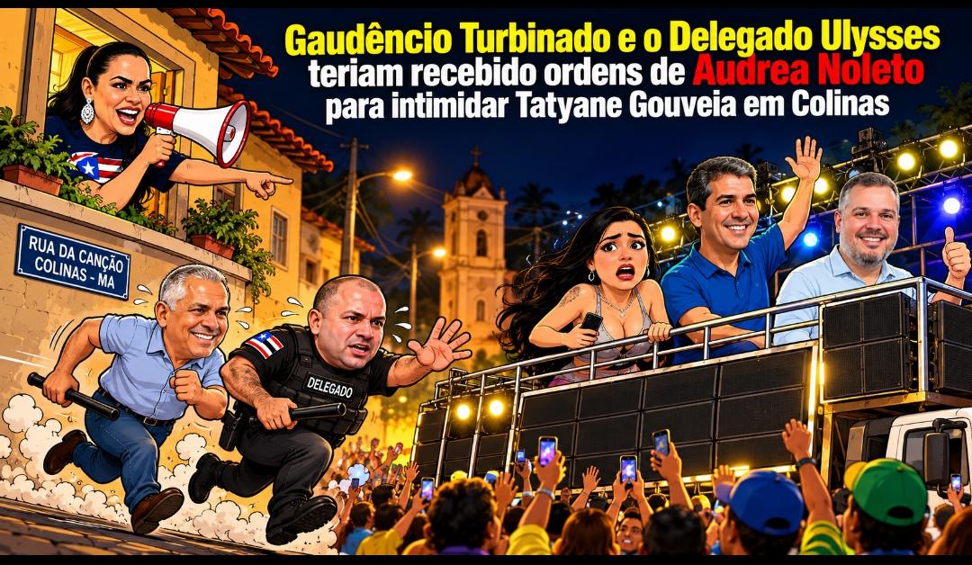 Gaudêncio Turbinado e o Delegado Ulysses teriam recebido ordens de Audrea Noleto para intimidar Tatyane Gouveia em Colinas