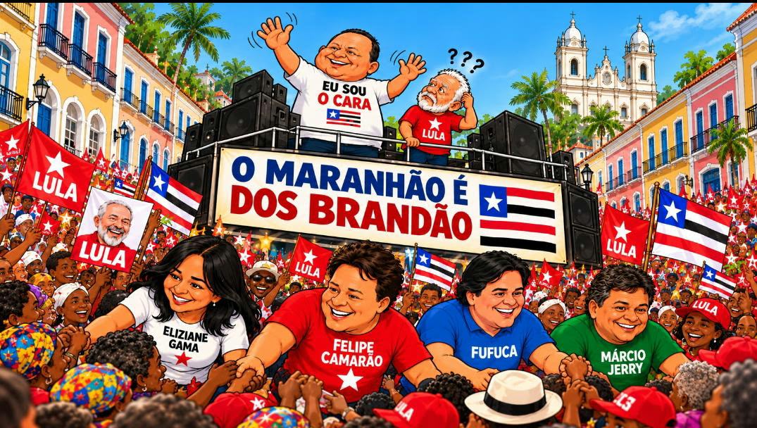 É sério que Brandão está se achando o responsável pelo crescimento de Lula no Maranhão no segundo turno?