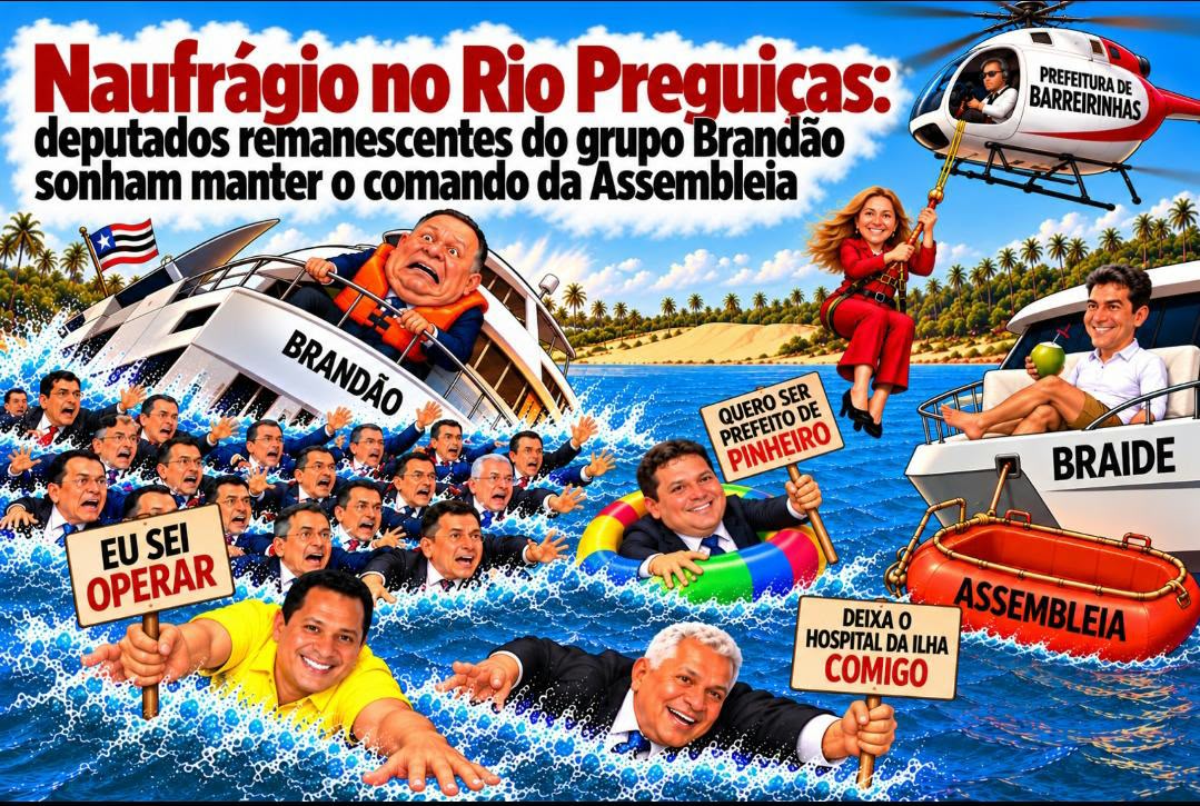 Naufrágio no Rio Preguiças: deputados remanescentes do grupo Brandão sonham manter o comando da Assembleia